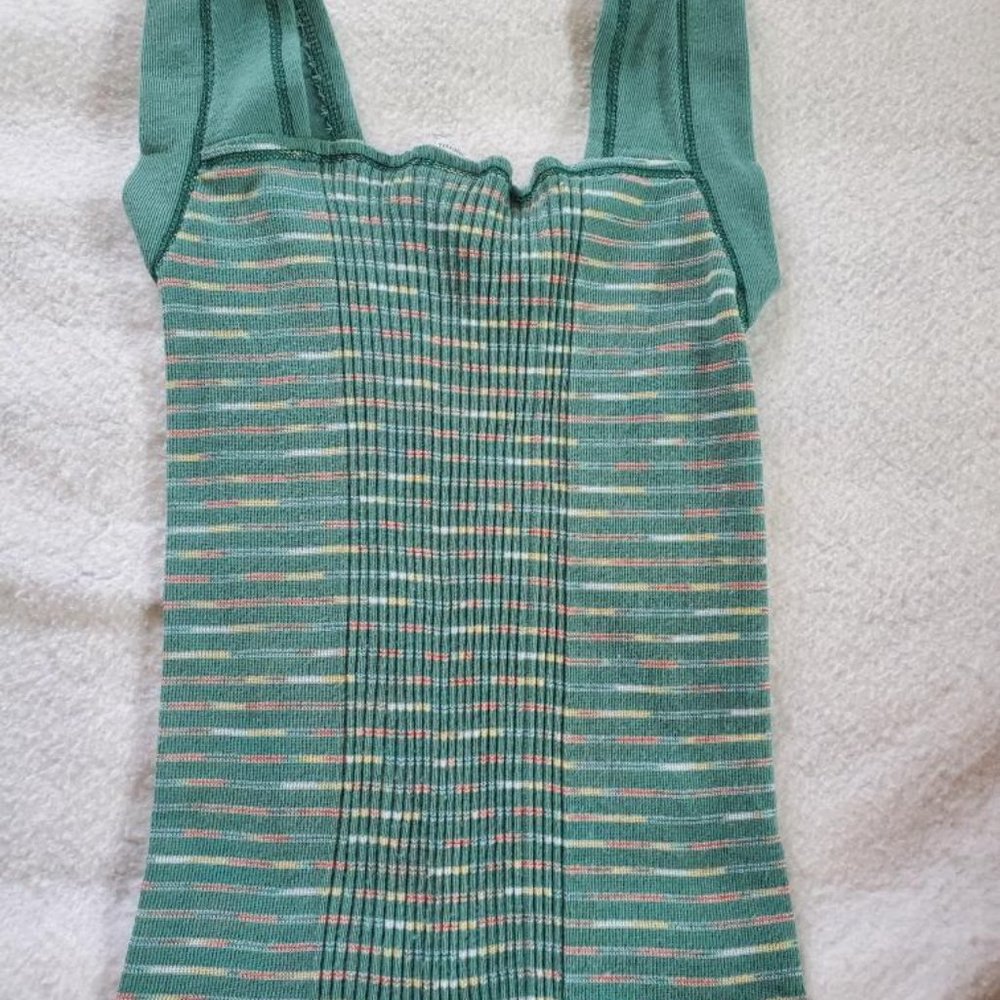 Vintage 1970's The Shirtery Camisole Style Top, Sz S, Made in USA